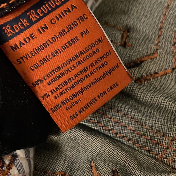 Rock Revival Debbie Dark Wash Boot Jeans - Picture 6 of 13